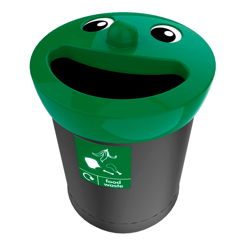 Smiley Face Bin 52 ltr, food waste