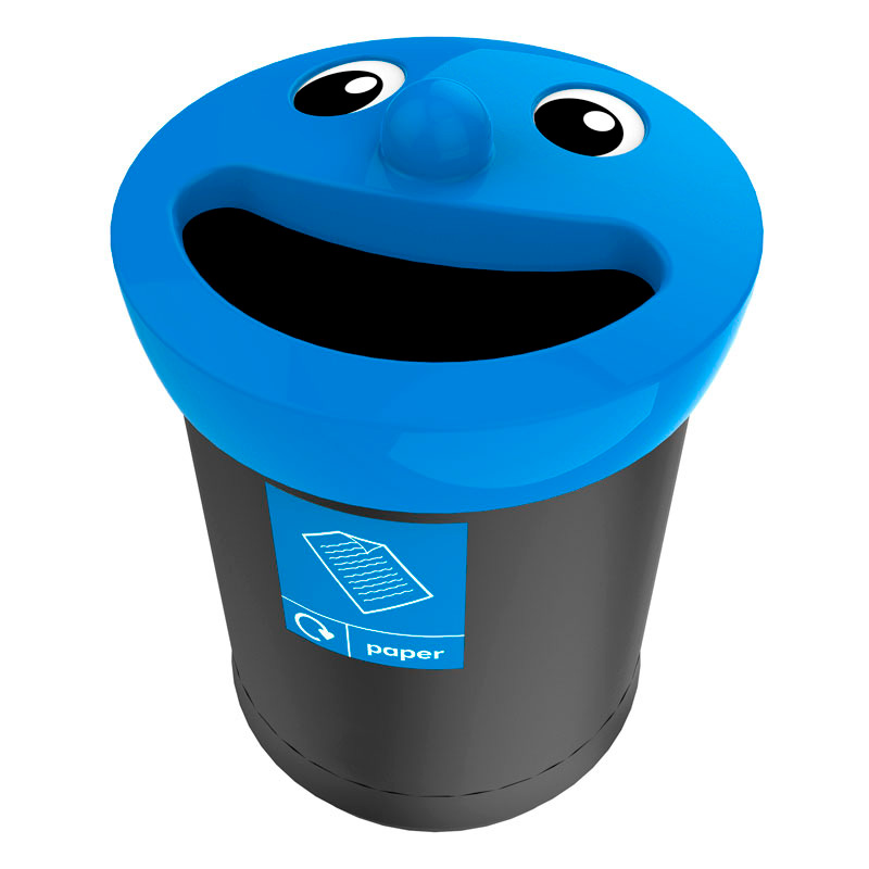 Smiley Face Bin 52 ltr, paper