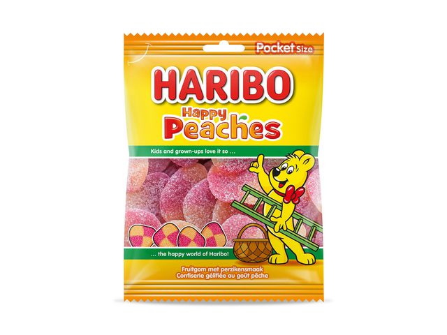 Snoep Haribo perziken 75gr/ds28