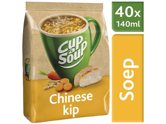 Soep Cup-a-soup chin. kippen 40p/pk