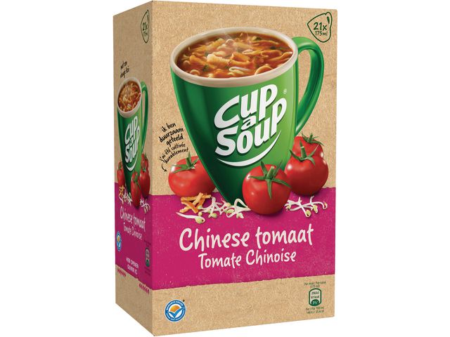 Soep Cup-a-soup chinese tomaat/doos 21