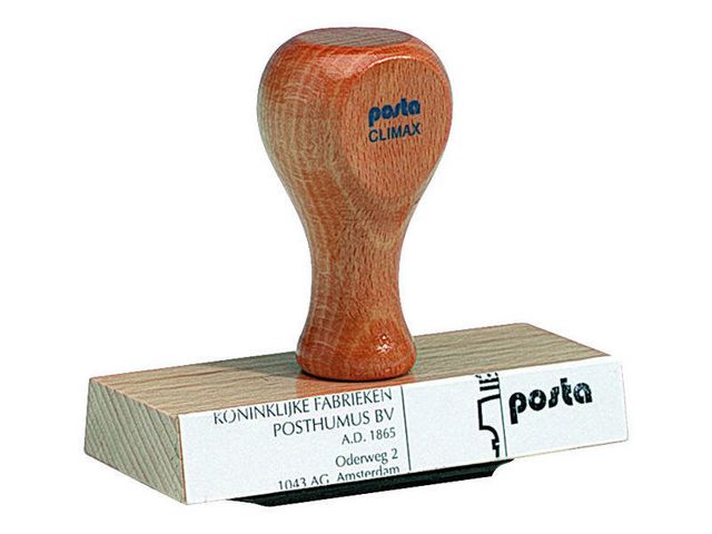 Stempel Posta Climax II 2 tekstregels