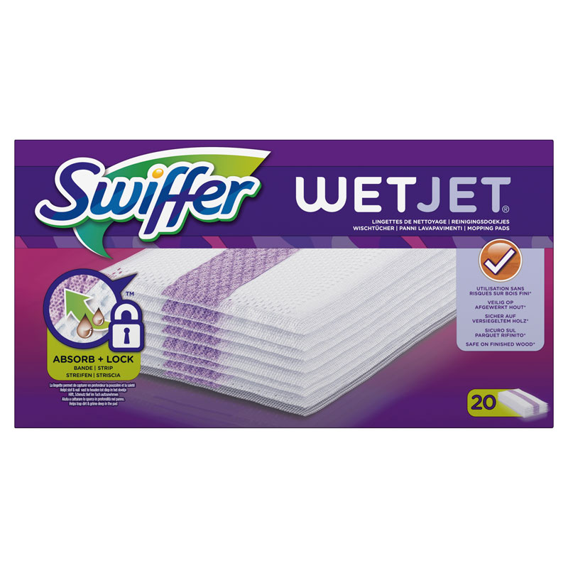 Swiffer WetJet Dweilsysteem Navulling Reinigingsdoekjes X20