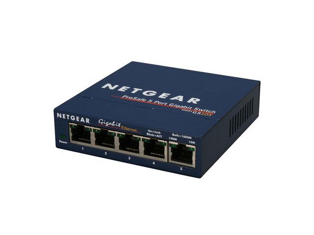 Switch Netgear ProSafe GS105 5-port desk