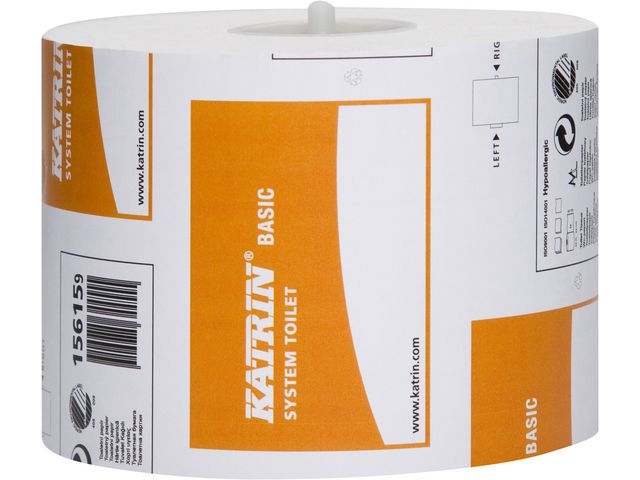 Systeemtoiletpapier Katrin 1L wit/ds36rl