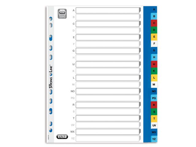 Tabblad ELBA A4XL 11R PP 0,12 A-Z/set20