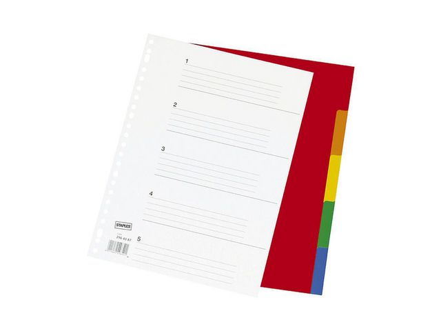 Tabblad SPLS A4 23R PP kleur/set 5