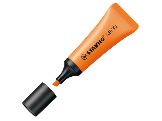 Tekstmarker Stabilo NEON 2-5 oranje/pk10