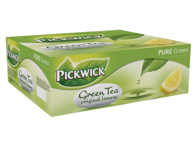 Thee Pickwick groene thee lemon/pak 100