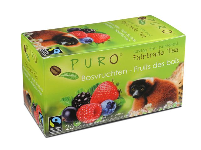 Thee Puro fairtrade bosvruchten/bx 6x25