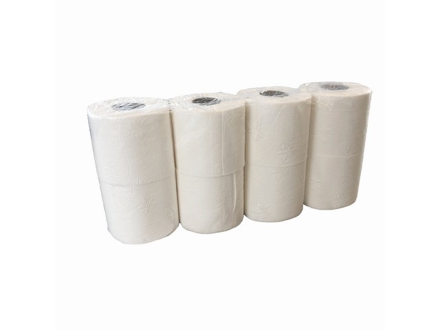 Toiletpapier cel 3L wit/pk8rol