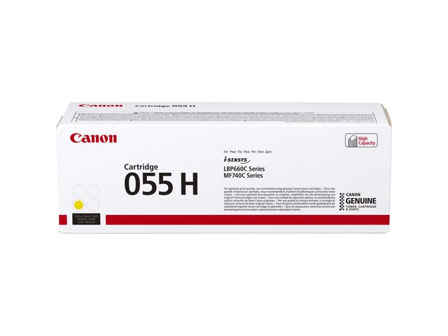 Toner CANON Cartridge 055 H 5,9K geel