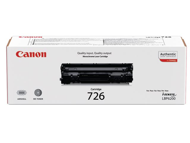 Toner Canon CRG-726 2.1K zwart