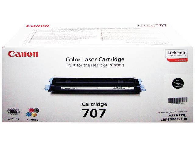 Toner Canon CRT-707BK 2,5K zwartl