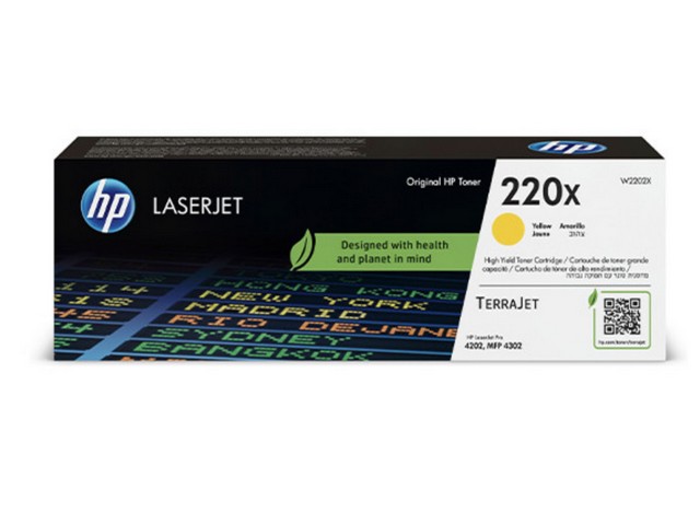 Toner HP 220X W2202X geel