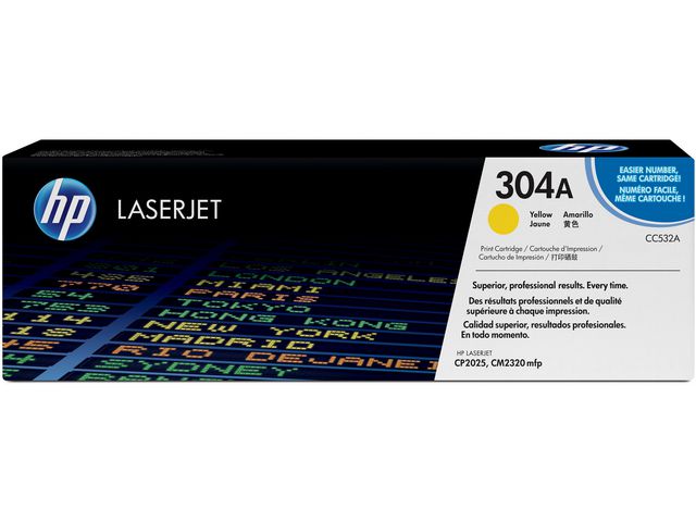 Toner HP CC532A geel