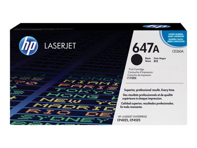 Toner HP CE260A 8,5K zwart