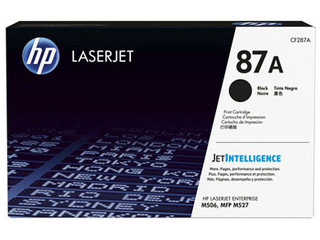 Toner HP CF287A 9K zwart