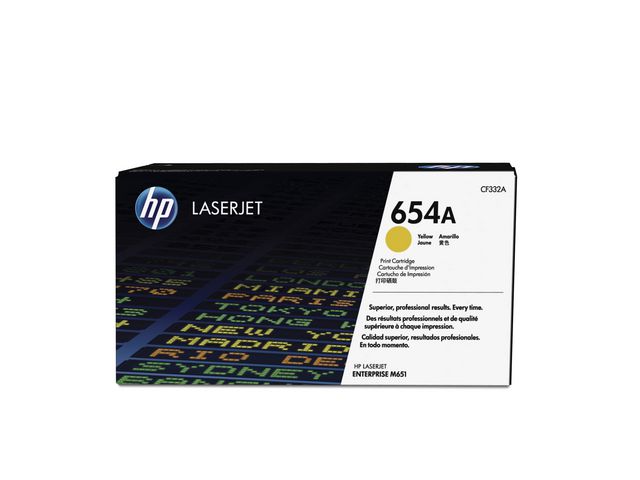 Toner HP CF332A Type 654A 15K geel