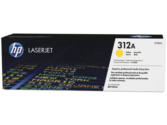 Toner HP CF382A Type 312A 2,7K geel