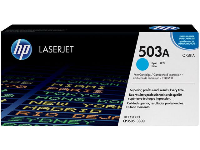 Toner HP Q7581A 6K cyan