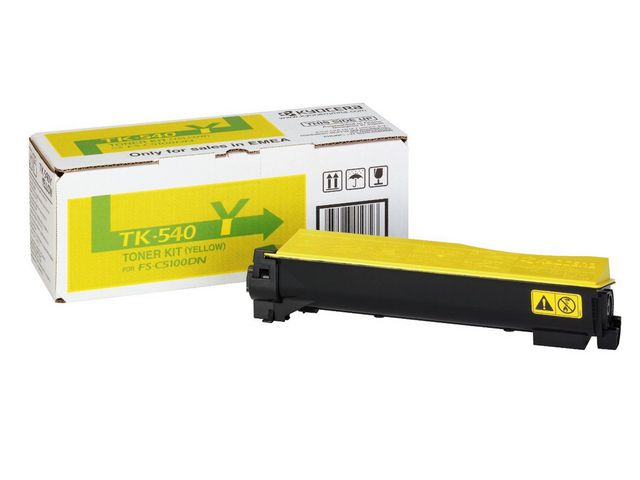 TONER KYOCERA TK-540 GEEL