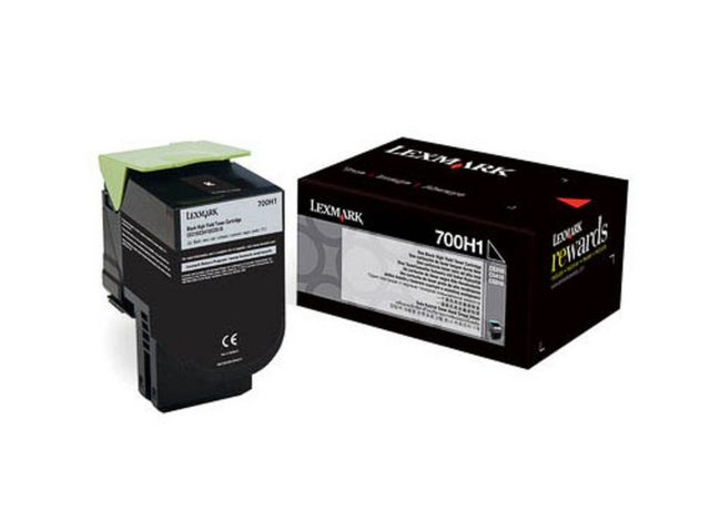 Toner Lexmark 700H1 4K zwart