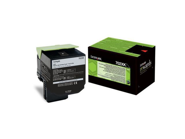 Toner Lexmark 702XY 8K zwart