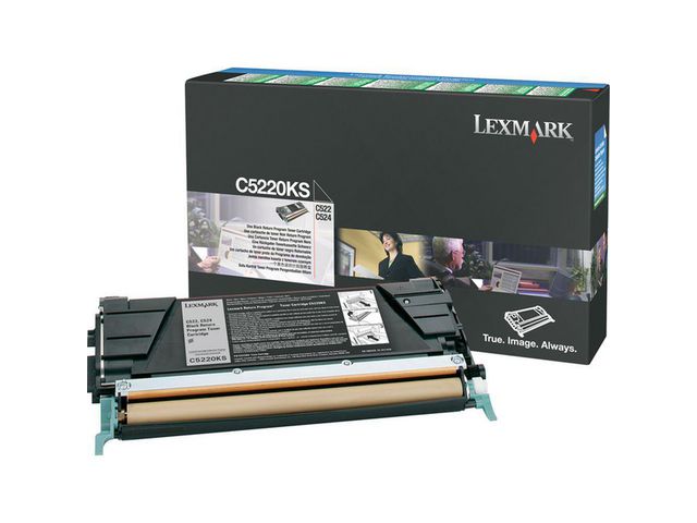 Toner LEXMARK C522N/C524 ret zwart