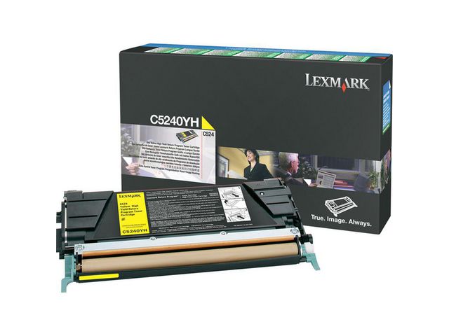 TONER LEXMARK C524 GEEL