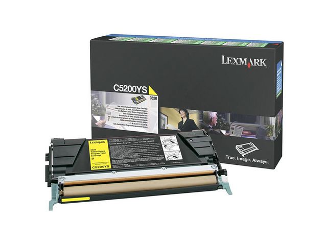 TONER LEXMARK C530 GEEL