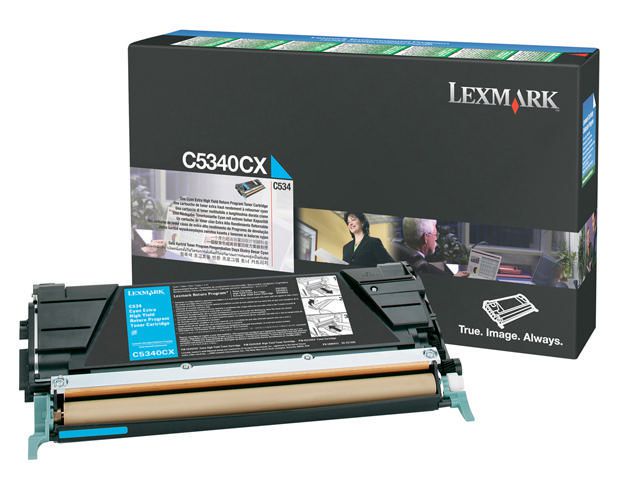 TONER LEXMARK C534 CYAAN