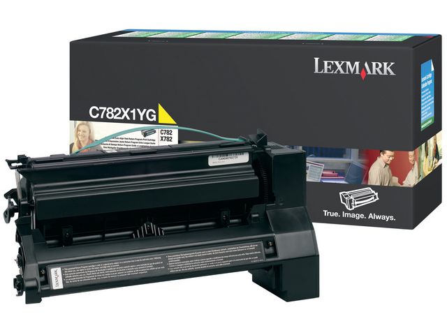 Toner Lexmark C782X1YG ret 15K geel