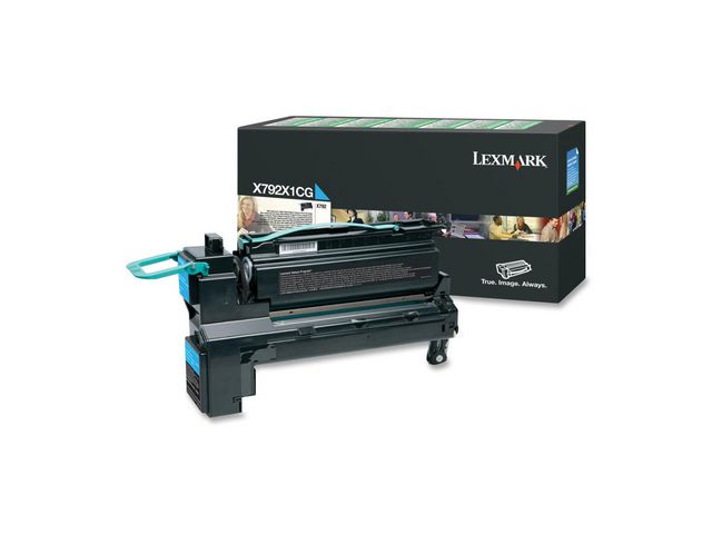 Toner Lexmark X792X1CG 20K cyan