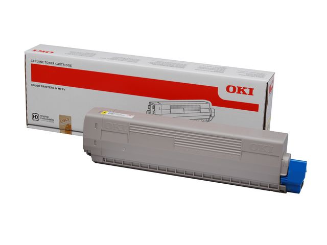 Toner Oki C822 7,3K geel