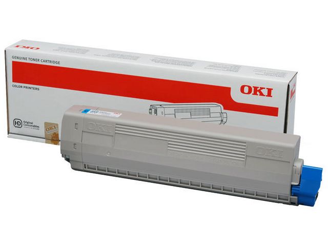 Toner Oki C823/833/843 10K cyan