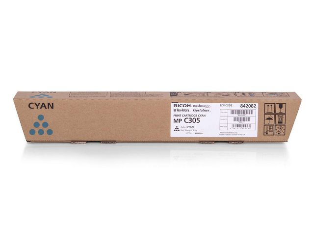 Toner Ricoh MP C305 cyaan 4K