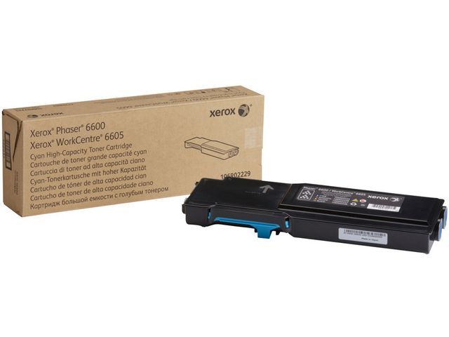 Toner Xerox 6600/6605 HC 6K cyan