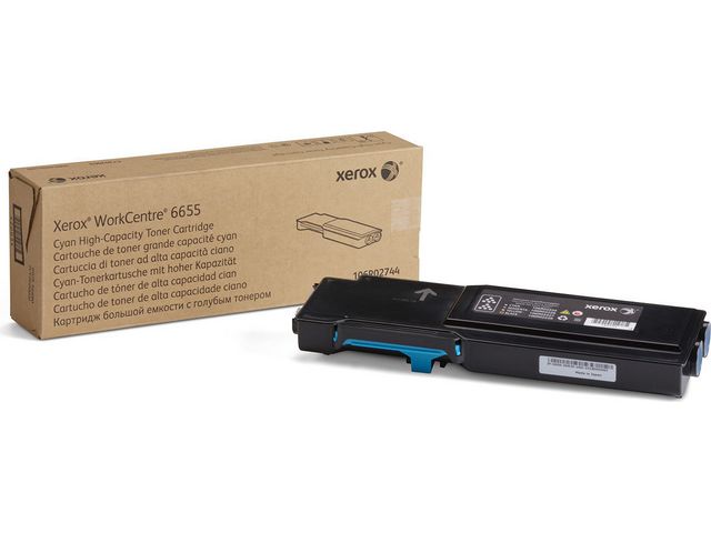 Toner Xerox WC6655 Cyaan High 7K