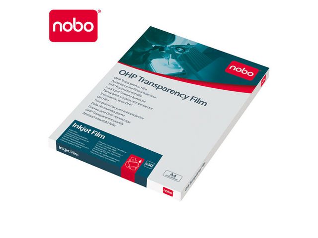 Transparant nobo inkjet A4/pak 50