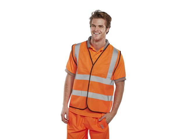 Veiligheidsvest Bseen oranje 4XL