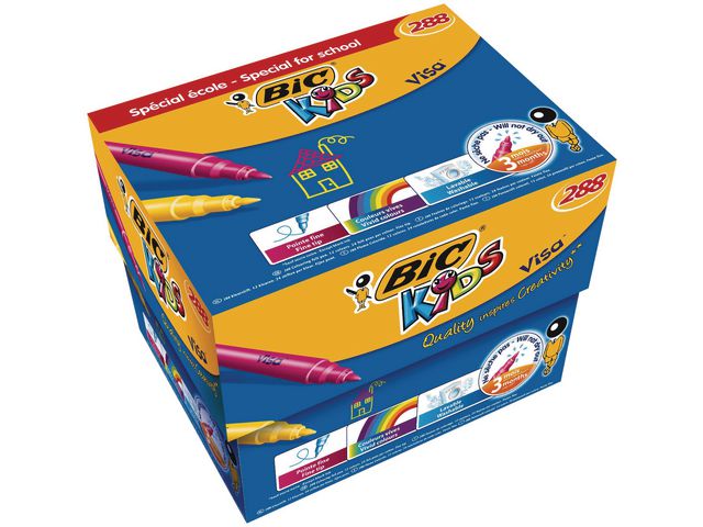 Viltstift Bic Kids Visacolor ass / ds288