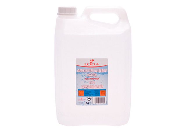 Water gedemineraliseerd flacon 5 liter