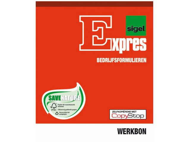 Werkbonblok Sigel A5 duplo 2x50 bl/wr5