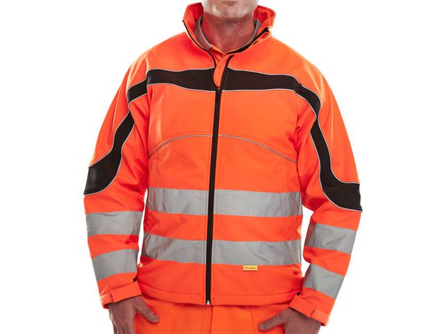 Werkjas Eton oranje/zwart 4XL