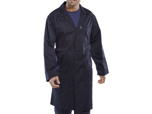 Werkjas Warehouse navy blauw 60