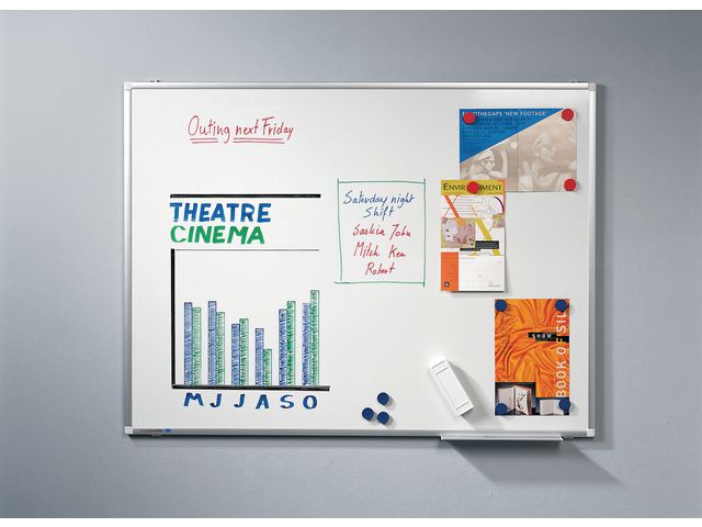 Whiteboard Lega Prem Pl emaille 120x120