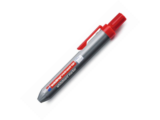 Whiteboard marker edding 12 RT rood/ds10