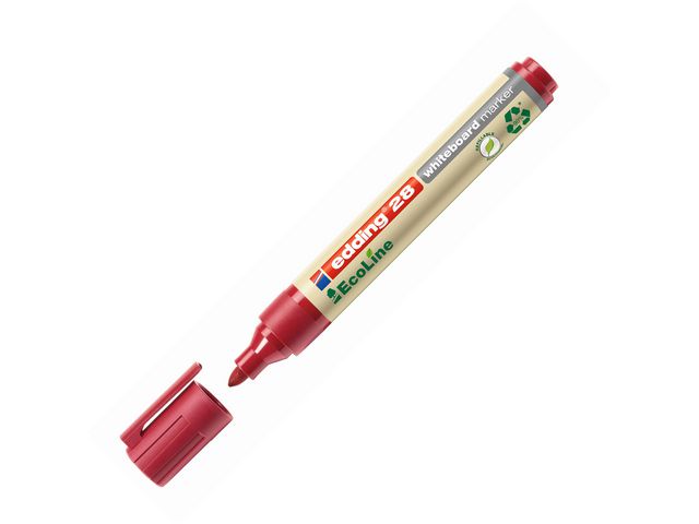 Whiteboard marker edding 28 eco rood/d10