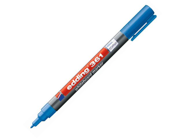 Whiteboard marker edding 361 1mm bl/ds10